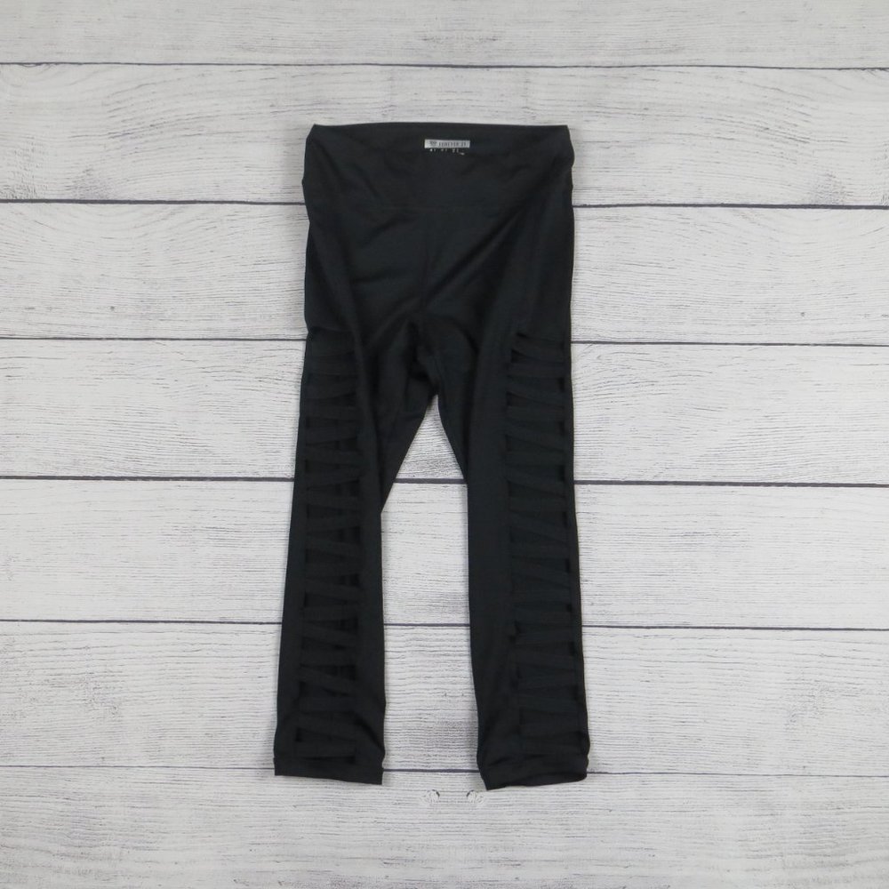 Active Leggings with Lattice Cut-Outs